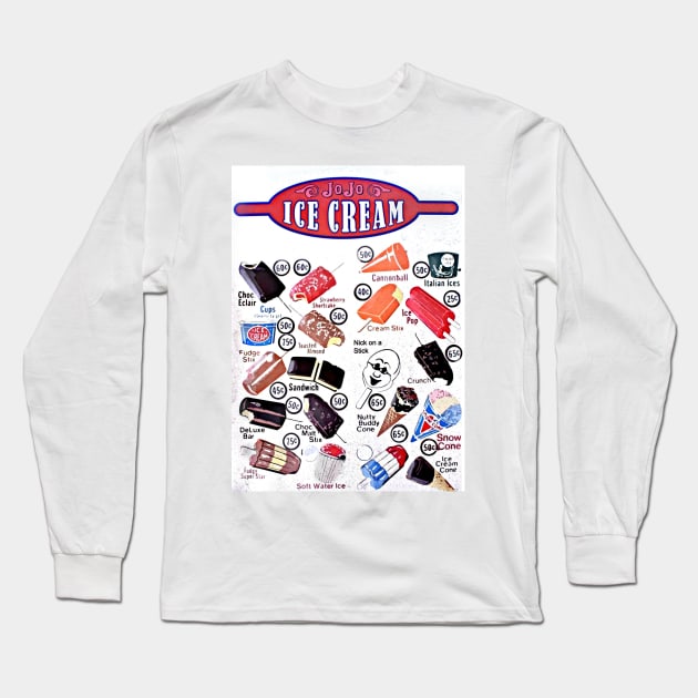 Jojo's Ice Cream Long Sleeve T-Shirt by SoggyCheeseFry